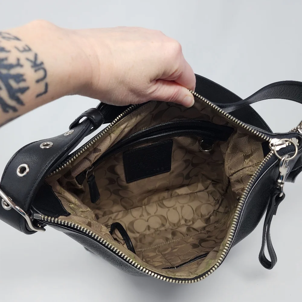 Coach 2 Way Leather Bag - Picture 14 of 14